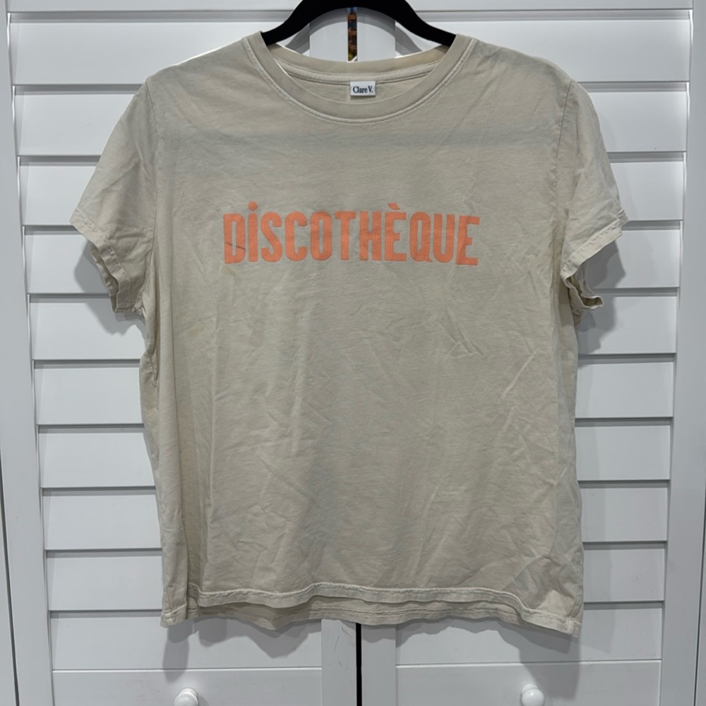 Clare V DiscothequeT-shirt Large